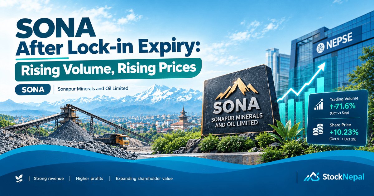 SONA After Lock-in Expiry: Rising Volume, Rising Prices 